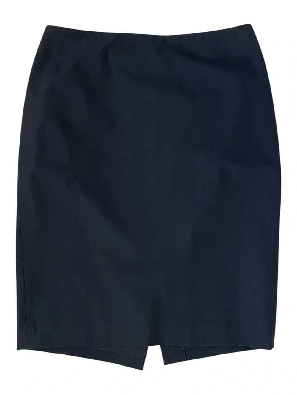 Classic Navy Blue Pencil Skirt - Women - Picture 3 of 5